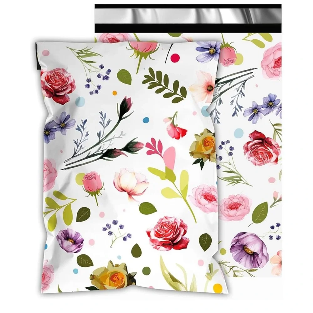 (20) Floral Poly Mailers 6x9